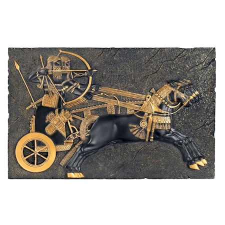 Design Toscano Assyrian War-Chariot Wall Sculpture QL13833